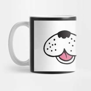 White Doggie Face Mug